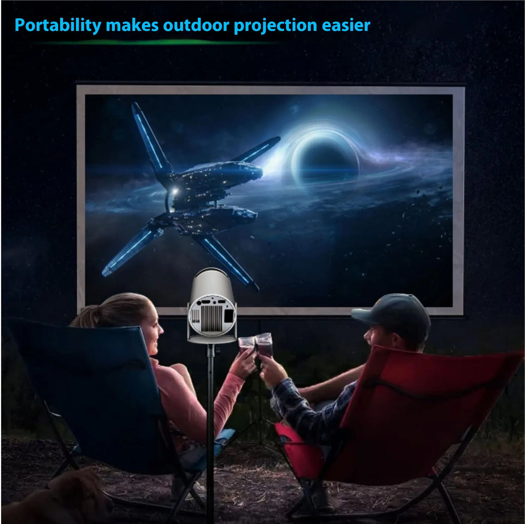 HY300 Pro Projector Home Theater Entertainment Portable Small Projector (DK-only)